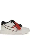Off-white Smooth Leather Sneakers In White