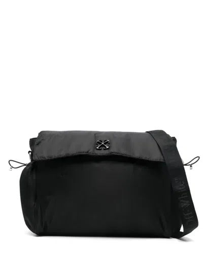Off-white Arrow Soft Jitney Changing Bag In Black