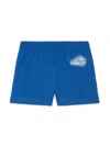 Off-white Arrow Spray Jersey Shorts In 蓝色