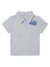 Off-white Arrow-spray Polo Shirt In Grey