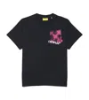 Off-white Rrow Spray Print T-shirt Kids In Black