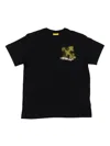 Off-white Arrow Spray Tee S/s Black - Yellow In Black