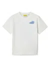 Off-white Arrow Spray T-shirt In White Blue