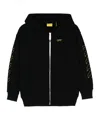 Off-white Arrow Stitch Hoodie In Black