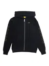 Off-white Arrow Stitch Hoodie In Black