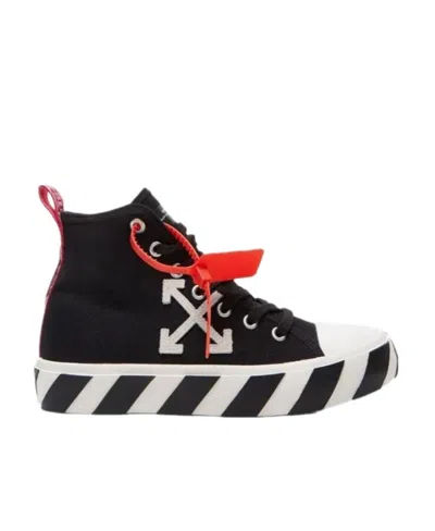 Off-white Arrow Stripe Sneakers In Black