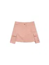 Off-white Arrow Studs Cargo Skirt In Pink