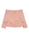 Off-white Arrow Studs Cargo Skirt In Pink