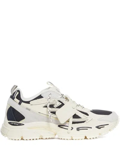 Off-white Arrow Suede Trainers In Neutral