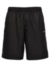 Off-white Scribble Diags-print Elasticated Swim Shorts In Black