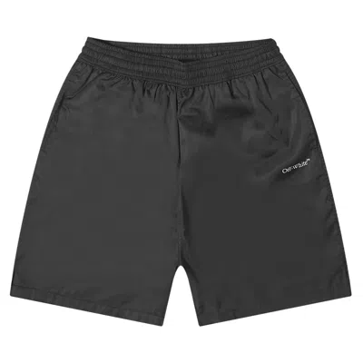 Pre-owned Off-white Arrow Surfer Swim Shorts 'black' | Men's Size M