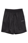 Off-white Off White Surfer Sea Bermuda Shorts In Black White