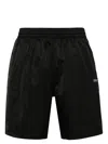 Off-white Arrows-motif Drawstring Swim Shorts In Black
