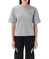 Off-white Fresco Arrow Boxy Tee In Grey
