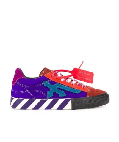 Off-white Arrow Vulcanized Low-top Sneakers In Multicolor