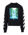 Off-white Arrowhead Printed Sweater In Black