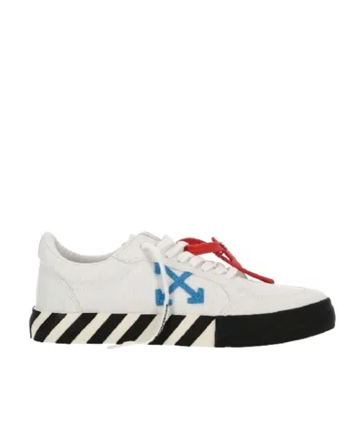 Off-white Arrows-appliqué Vulcanized Sneakers In White