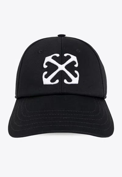 Off-white Arrows Baseball Cap In Black