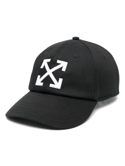 Off-white Arrows Baseball Cap In Black