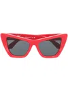 Off-white Edvard 57mm Cat Eye Sunglasses