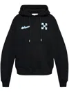Off-white Arrows-embroidered Hoodie In Black