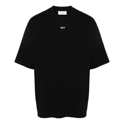 Off-white Graphic Brush Arrow Print T-shirt And Vest In Black