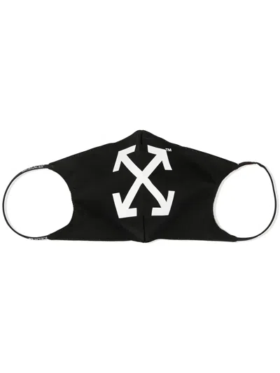 Off-white Arrows Face Mask In Black