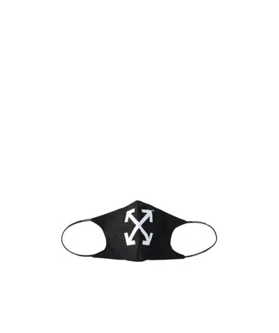 Off-white Arrows Face Mask In Black