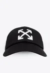 Off-white Arrows-logo Baseball Cap In Black
