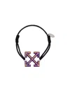 Off-white Arrows Logo Bracelet In Black