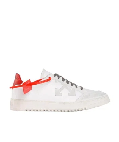Off-white Arrows Logo Low-top Sneakers In White