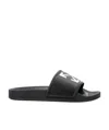 Off-white Arrows Logo-print Slides In Black