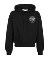 Off-white Men's Hand Arrow Terry Hoodie In Black