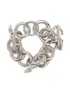 Off-white Arrows-motif Chain Bracelet In Silver
