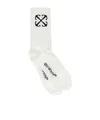 Off-white Arrows-motif Cotton Socks In White