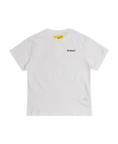 Off-white Arrows-motif Cotton T-shirt In White