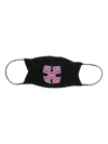 Off-white Arrows Motif Face Mask In Black