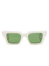 Off-white Arrows Motif Glasses In Beige