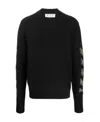 Off-white Arrows Motif Knitted Jumper In Black