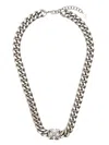 Off-white Arrows-motif Necklace In Silver