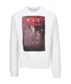 Off-white Ss21 Classic Pattern Printing Round Neck Long Sleeves Ordinary Version White