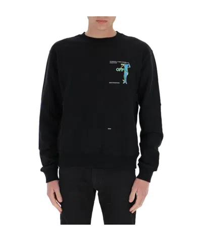 Off-white Arrows-motif Sweatshirt In Black