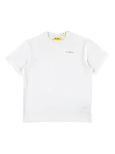 Off-white Kids' Arrows-motif T-shirt In White