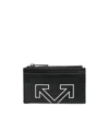 Off-white Arrows-motif Wallet In Black