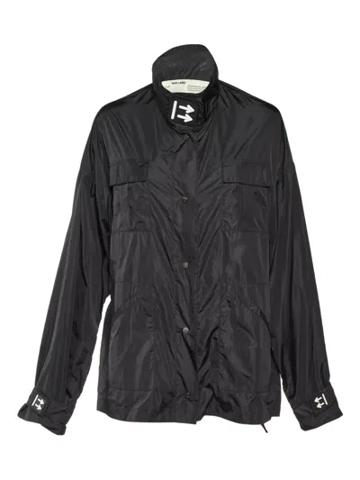 Pre-owned Off-white Arrows-patch Jacket In Black