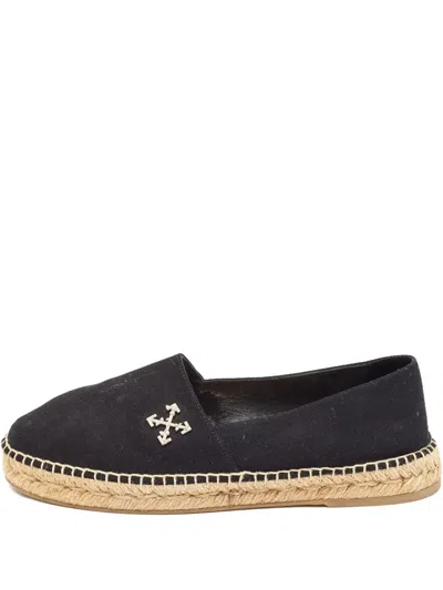 Pre-owned Off-white Arrows-plaque Canvas Espadrilles