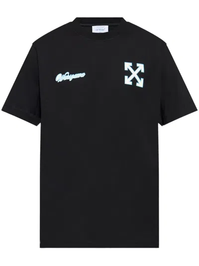 OFF-WHITE ARROWS-PRINT COTTON T-SHIRT