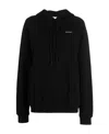 Off-white Arrows-print Drawstring Hoodie In Black