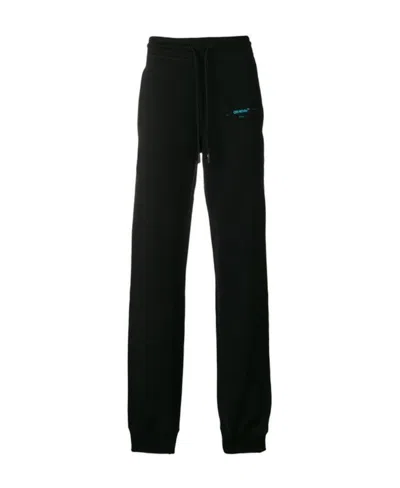 Off-white Arrows-print Drawstring Track Pants In Black
