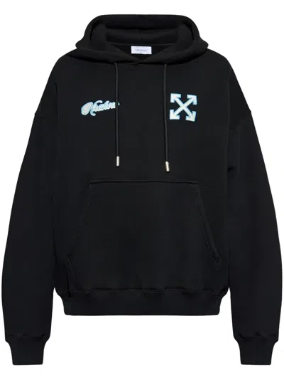 OFF-WHITE ARROWS-PRINT HOODIE